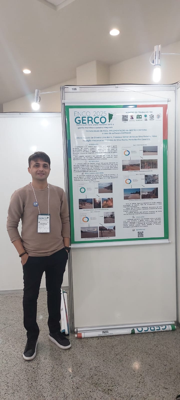 Divulgação no Encontro Nacional de Gerenciamento Costeiro em Fortaleza