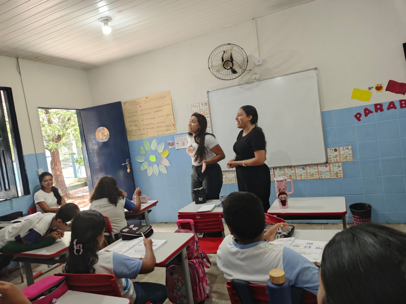 Presença de bolsistas nas escolas