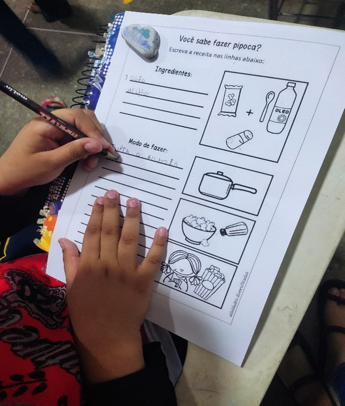 Projeto realiza atividades diagnósticas e de apoio pedagógico para recomposição das aprendizagens