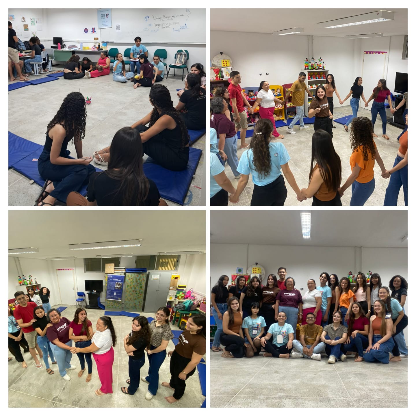 Minicurso na XXX Semana Universitária da UECE: Eu brinco, tu brincas, nós brincriamos com as mãos na arte!!!