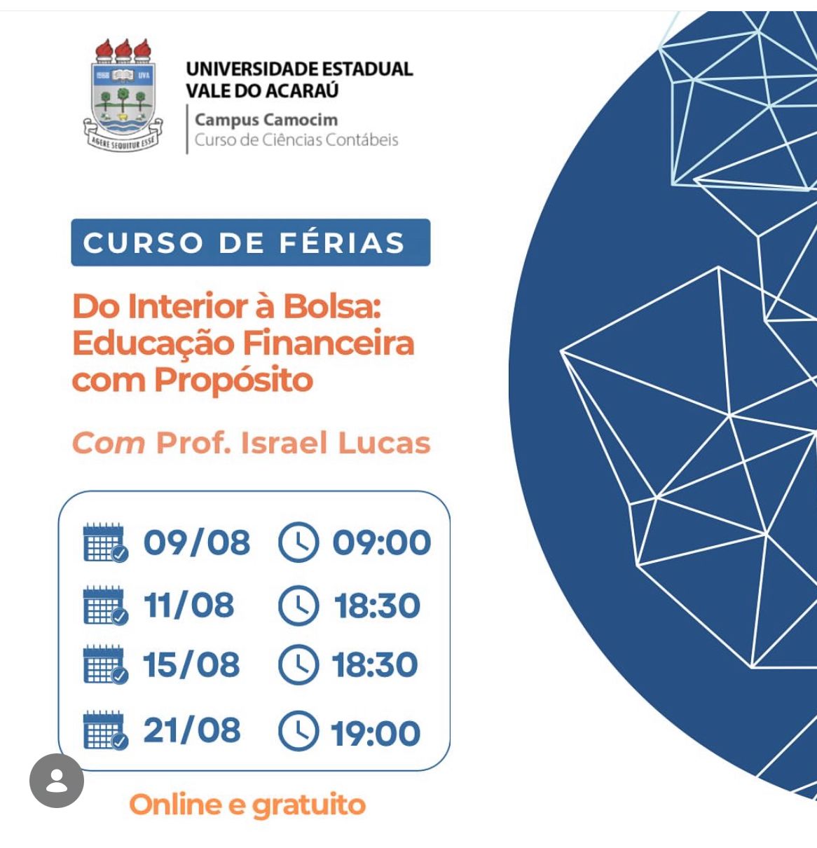 Capacitação: “Do interior à bolsa: educação financeira com propósito”