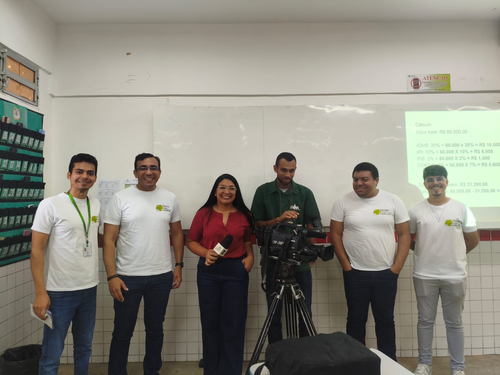 TV Verdes Mares recebe ação do Projeto de Educação Fiscal e Financeira