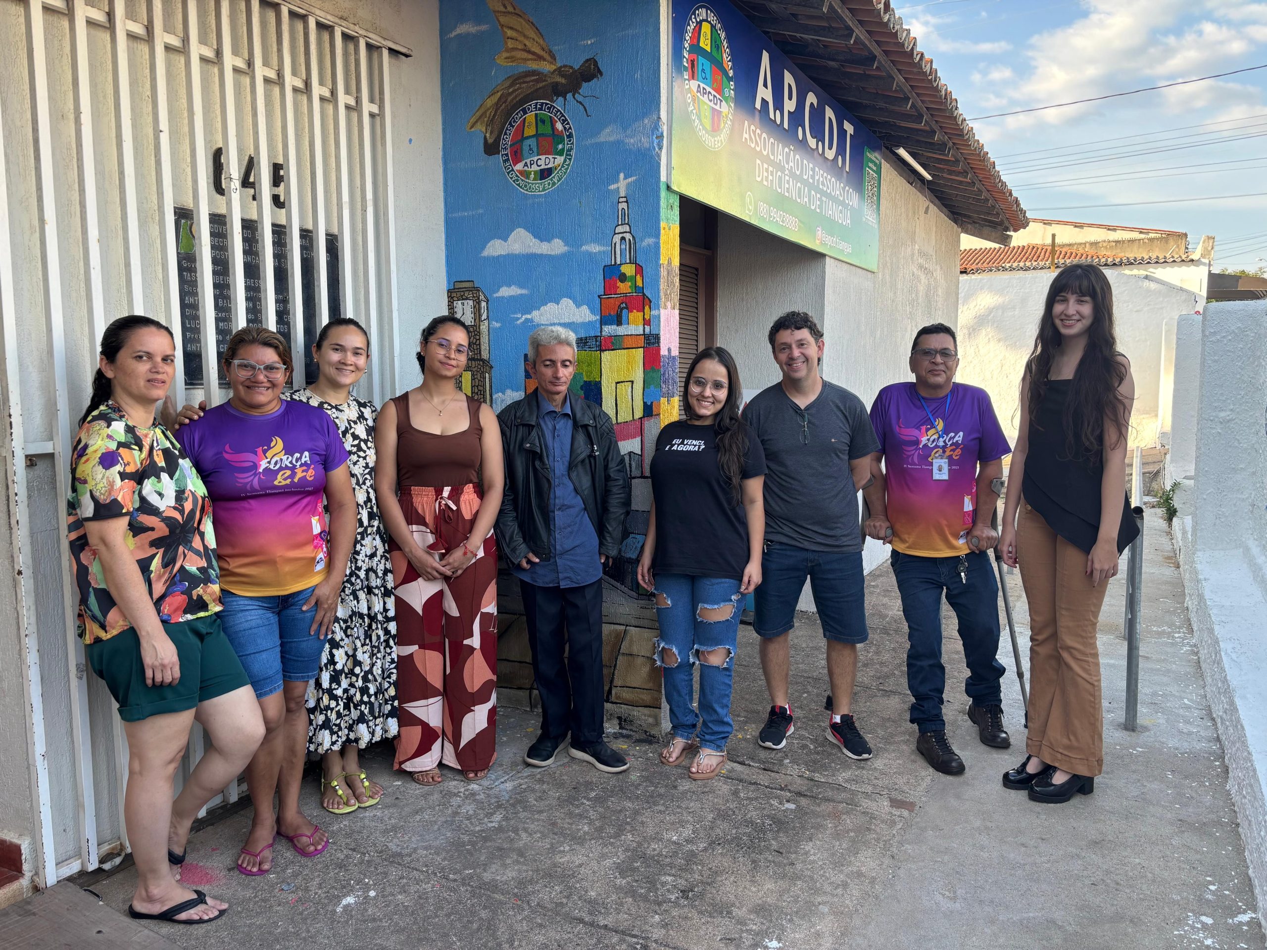 Oficina e treinamento da equipe da A.P.C.D.T.