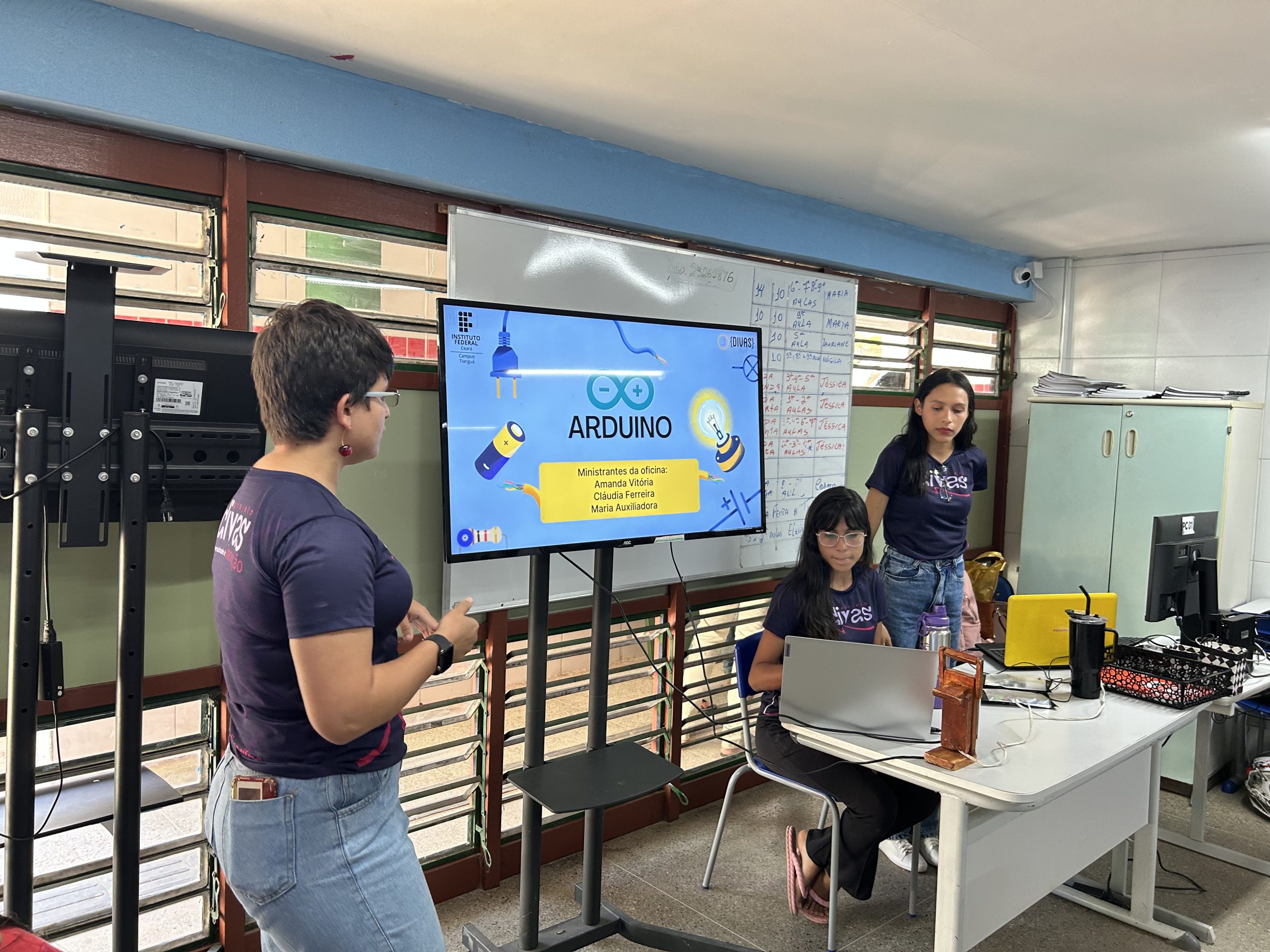 Oficina 2 na escola Liceu de Tianguá