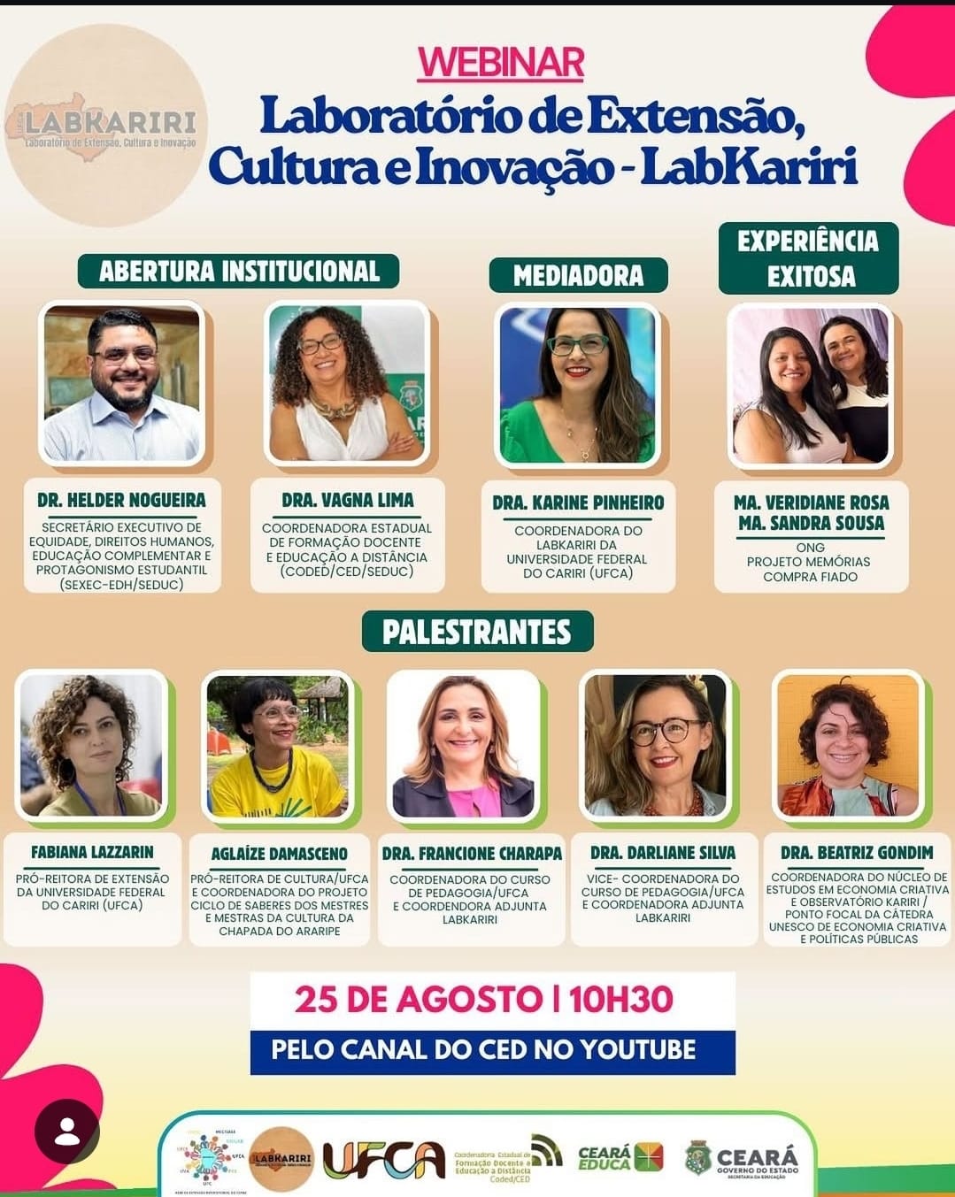O Laboratório de Extensão, Cultura e Inovação (LabKariri) - Webinar