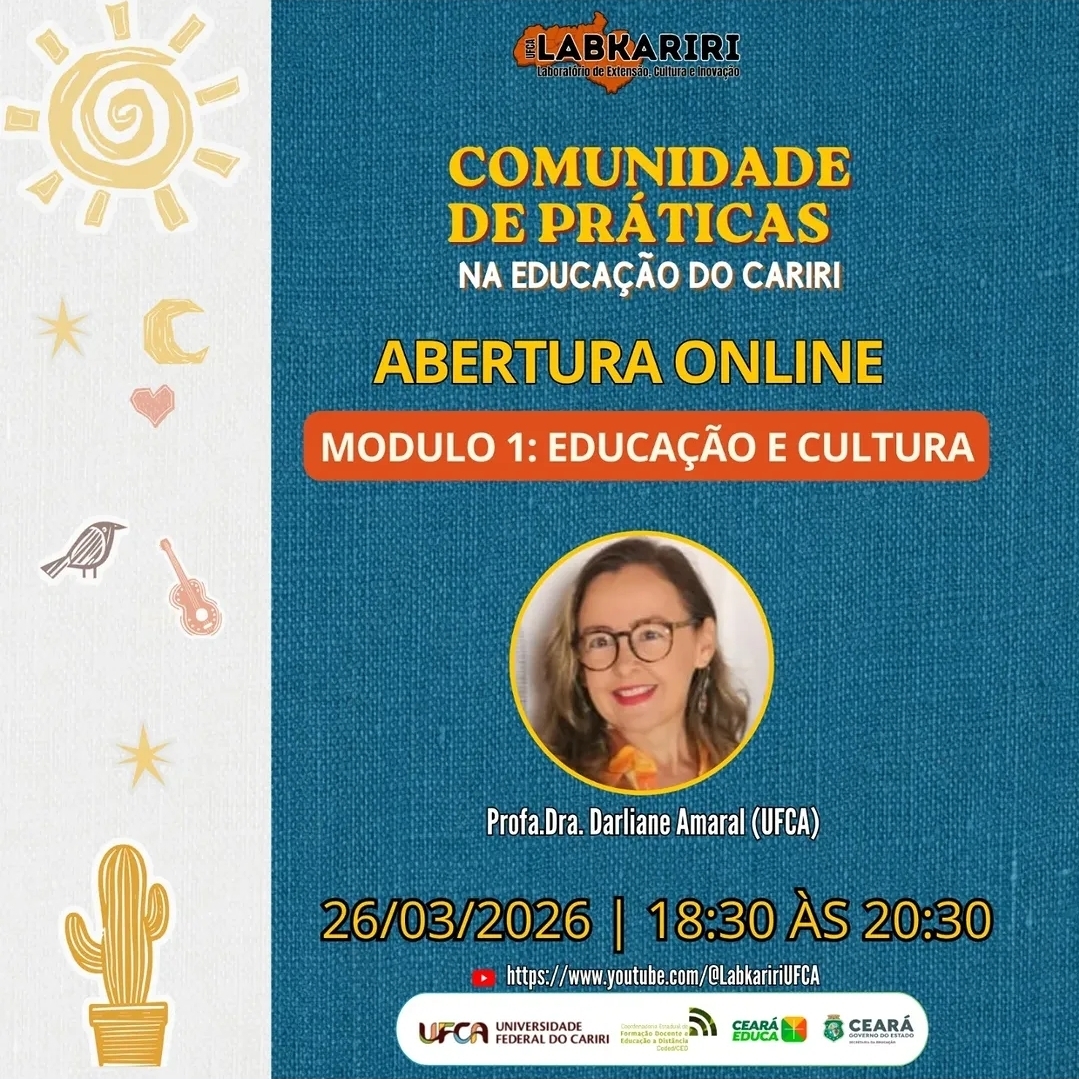 Curso Comunidade de Práticas na Educação do Cariri!