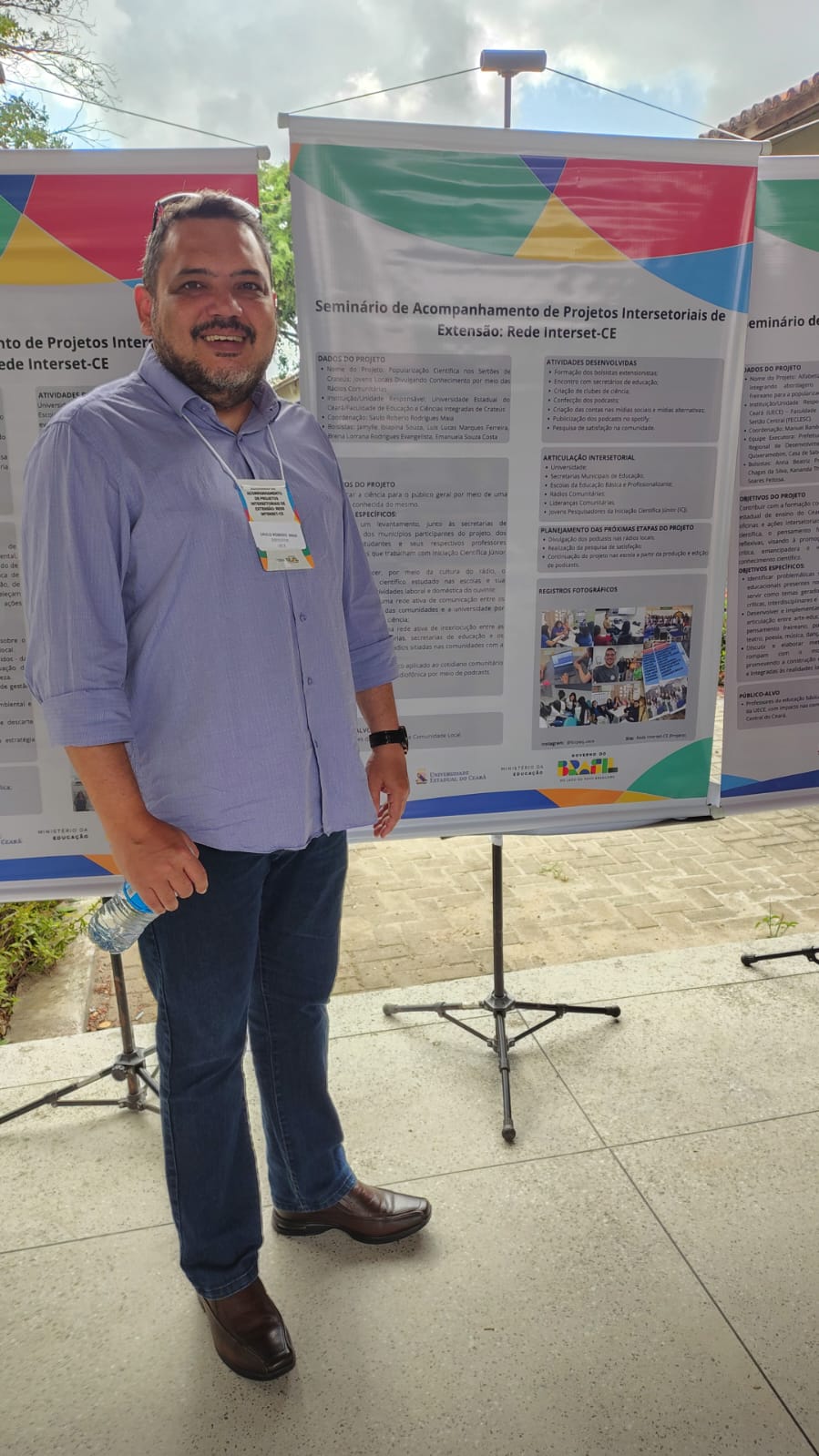 Apresentação do Projeto CienciaPOP FAEC no Seminário de Acompanhamento da Rede Interset 